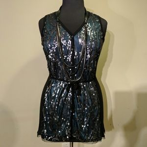 Sequin tunic